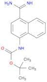 tert-Butyl (4-carbamimidoylnaphthalen-1-yl)carbamate