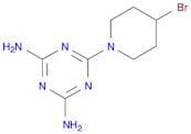 6-(4-Bromopiperidin-1-yl)-1,3,5-triazine-2,4-diamine