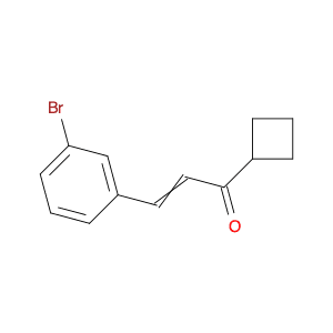 2-Propen-1-one,3-(3-bromophenyl)-1-cyclobutyl-