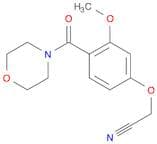 Morpholine, 4-[4-(cyanomethoxy)-2-methoxybenzoyl]-