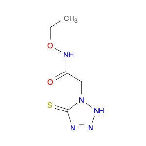 1H-Tetrazole-1-acetamide, N-ethoxy-2,5-dihydro-5-thioxo-