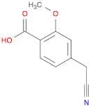 Benzoic acid, 4-(cyanomethyl)-2-methoxy-