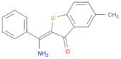 Benzo[b]thiophen-3(2H)-one, 2-(aminophenylmethylene)-5-methyl-, (E)-