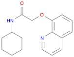Acetamide, N-cyclohexyl-2-(8-quinolinyloxy)-