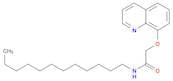Acetamide, N-dodecyl-2-(8-quinolinyloxy)-