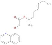 Acetic acid, (8-quinolinyloxy)-, 1-methylheptyl ester