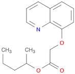 Acetic acid, (8-quinolinyloxy)-, 1-methylbutyl ester