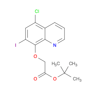 Acetic acid, [(5-chloro-7-iodo-8-quinolinyl)oxy]-, 1,1-dimethylethyl ester