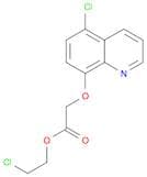 Acetic acid, [(5-chloro-8-quinolinyl)oxy]-, 2-chloroethyl ester