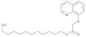 Acetic acid, (8-quinolinyloxy)-, dodecyl ester