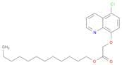 Acetic acid, [(5-chloro-8-quinolinyl)oxy]-, dodecyl ester