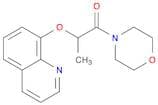 Morpholine, 4-[1-oxo-2-(8-quinolinyloxy)propyl]-