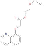 Acetic acid, (8-quinolinyloxy)-, 2-ethoxyethyl ester