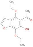 Ethanone, 1-(4,7-diethoxy-6-hydroxy-5-benzofuranyl)-