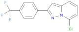 Pyrazolo[1,5-a]pyridine,7-chloro-2-[4-(trifluoromethyl)phenyl]-