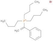Phosphonium, tributyl(1-phenylethenyl)-, bromide