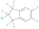 1H-Indene, 2-chloro-1,1,2,3,3,5,6-heptafluoro-2,3-dihydro-