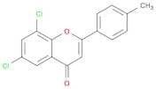 4H-1-Benzopyran-4-one, 6,8-dichloro-2-(4-methylphenyl)-