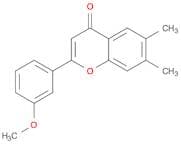 4H-1-Benzopyran-4-one, 2-(3-methoxyphenyl)-6,7-dimethyl-