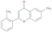 4H-1-Benzopyran-4-one, 6-methyl-2-(2-methylphenyl)-