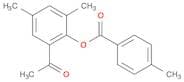 Benzoic acid, 4-methyl-, 2-acetyl-4,6-dimethylphenyl ester