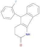 2H-Indeno[1,2-b]pyridin-2-one, 5-(2-fluorophenyl)-1,3,4,5-tetrahydro-