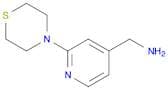 [2-(thiomorpholin-4-yl)pyridin-4-yl]methanamine