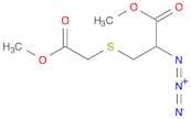 Propanoic acid, 2-azido-3-[(2-methoxy-2-oxoethyl)thio]-, methyl ester