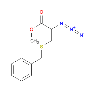 Propanoic acid, 2-azido-3-[(phenylmethyl)thio]-, methyl ester