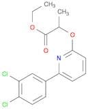 Propanoic acid, 2-[[6-(3,4-dichlorophenyl)-2-pyridinyl]oxy]-, ethyl ester