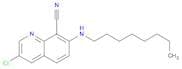 8-Quinolinecarbonitrile, 3-chloro-7-(octylamino)-
