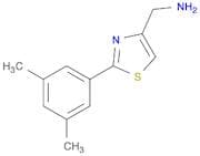 (2-(3,5-Dimethylphenyl)thiazol-4-yl)methanamine