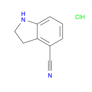 2,3-Dihydro-1H-indole-4-carbonitrile