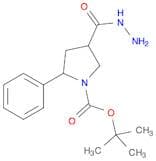 tert-Butyl 4-(hydrazinecarbonyl)-2-phenylpyrrolidine-1-carboxylate