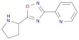 3-(Pyridin-2-yl)-5-(pyrrolidin-2-yl)-1,2,4-oxadiazole