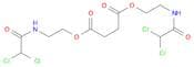 Butanedioic acid, bis[2-[(dichloroacetyl)amino]ethyl] ester