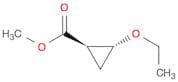 Cyclopropanecarboxylic acid, 2-ethoxy-, methyl ester, trans-