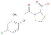 2-Thiazolidinecarboxylic acid, 3-[(4-chloro-2-methylphenoxy)acetyl]-