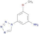 Benzenamine, 3-methoxy-5-(1H-tetrazol-1-yl)-