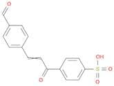 Benzenesulfonic acid, 4-[3-(4-formylphenyl)-1-oxo-2-propenyl]-