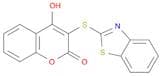 2H-1-Benzopyran-2-one, 3-(2-benzothiazolylthio)-4-hydroxy-