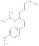 Methanamine, N-[[1-[2-(4-methoxyphenyl)ethyl]hexyl]oxy]-N-methyl-