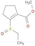 1-Cyclopentene-1-carboxylic acid, 2-(ethylsulfinyl)-, methyl ester