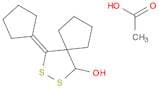 2,3-Dithiaspiro[4.4]nonan-1-ol, 4-cyclopentylidene-, acetate