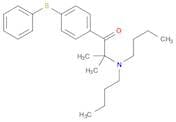 1-Propanone, 2-(dibutylamino)-2-methyl-1-[4-(phenylthio)phenyl]-