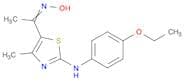 Ethanone, 1-[2-[(4-ethoxyphenyl)amino]-4-methyl-5-thiazolyl]-, oxime
