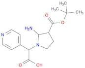 4-Pyridineacetic acid, a-[3-[[(1,1-dimethylethoxy)carbonyl]amino]-1-pyrrolidinyl]-