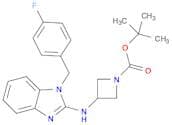 1-Azetidinecarboxylicacid, 3-[[1-[(4-fluorophenyl)methyl]-1H-benzimidazol-2-yl]amino]-,1,1-dimethy…