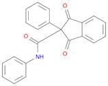1H-Indene-2-carboxamide, 2,3-dihydro-1,3-dioxo-N,2-diphenyl-