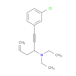 5-Hexen-1-yn-3-amine, 1-(3-chlorophenyl)-N,N-diethyl-